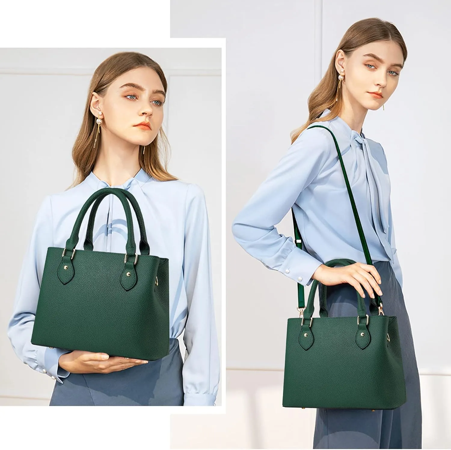 CHICAROUSAL Purses and Handbags for Women Leather Crossbody Bags Women's Tote Shoulder Bag