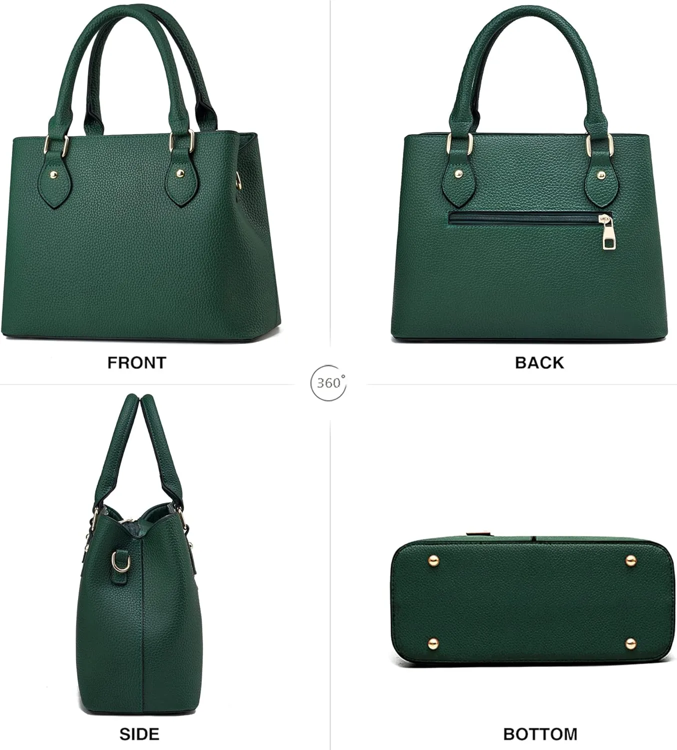 CHICAROUSAL Purses and Handbags for Women Leather Crossbody Bags Women's Tote Shoulder Bag