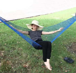 Children SingleNest Mesh Hammock Swing (Blue)