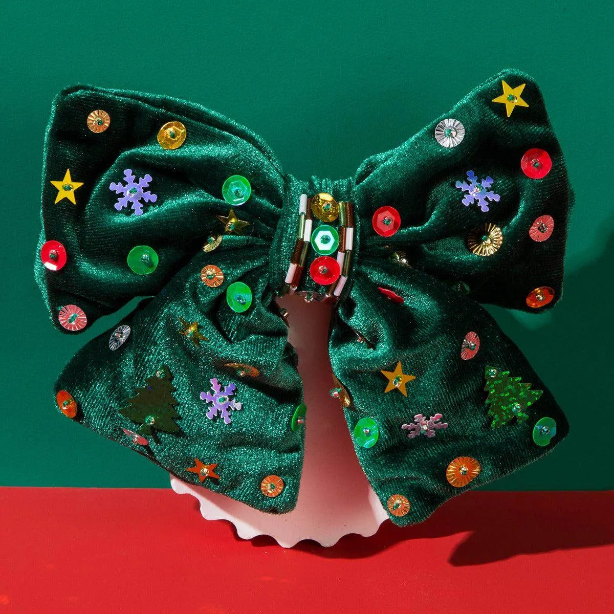 Christmas Bowknot Hair Clips