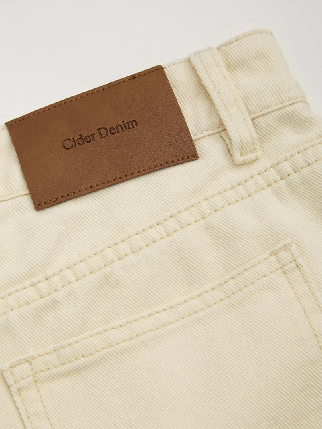 CIDER Baggy Jeans for Women High Waisted Wide Straight Leg Bow Jeans Denim Pants