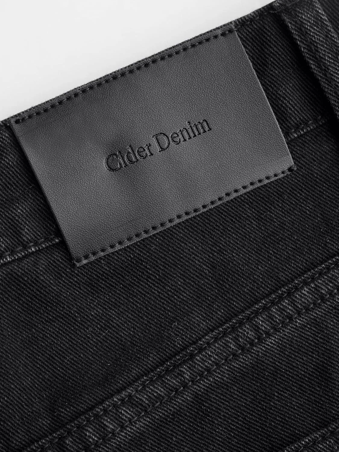 CIDER Baggy Jeans for Women High Waisted Wide Straight Leg Bow Jeans Denim Pants