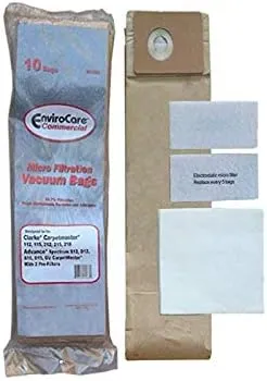 Clarke Vacuum Cleaner Bags Fits Carpetmaster 112 115 212 215 218 Dust Bags 10 pk