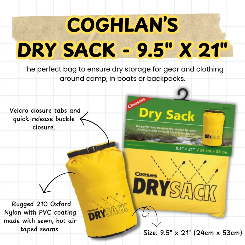 Coghlan's Dry Sack - 9.5" x 21"