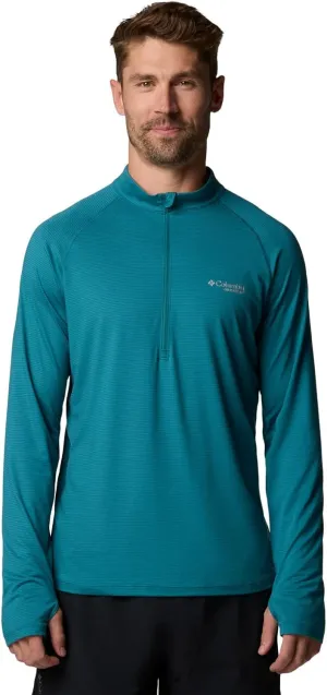 Columbia Men's Endless Trail Half Zip Mesh Long Sleev