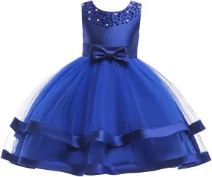 COMISARA 6M-9T Kids Pageant Flower Girl Dress Little Girls Party Wedding Formal Dresses