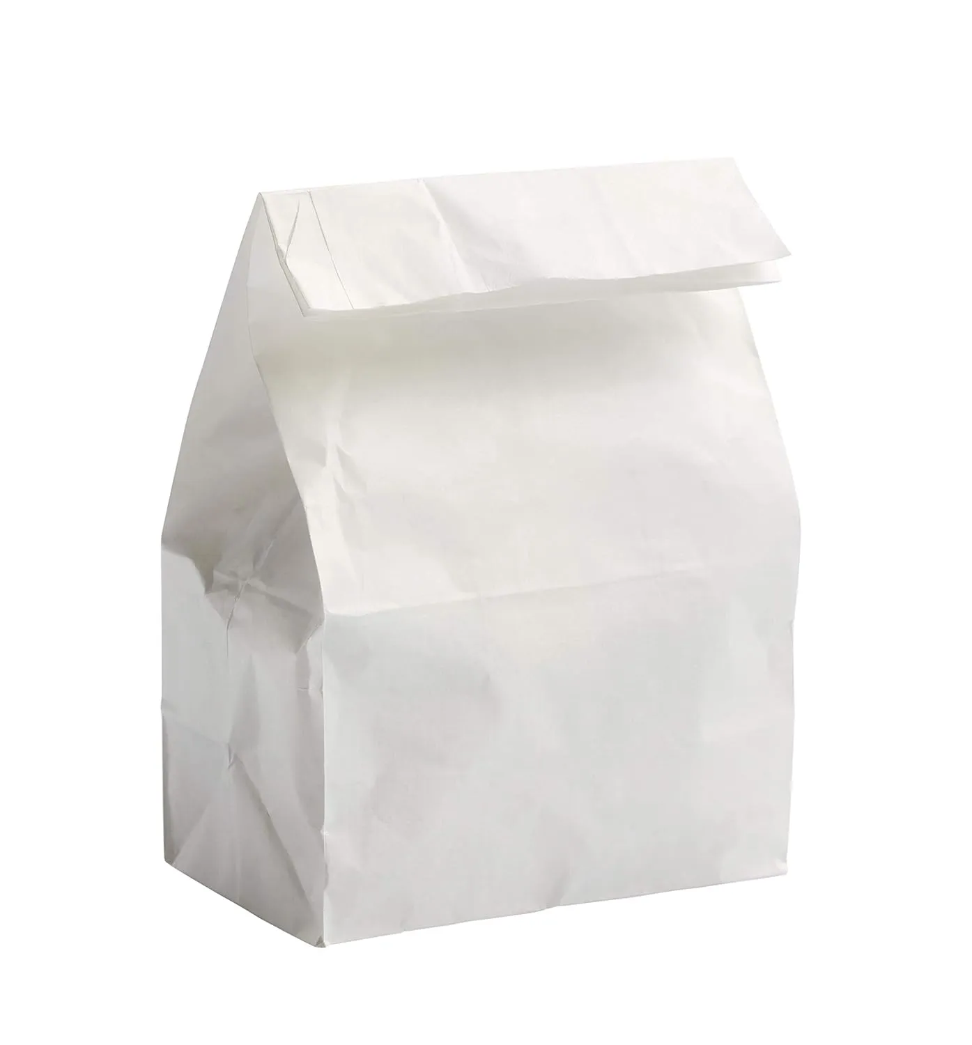 Concession Essentials - 4lb White Paper Bags - Pack of 200 Count - Includes 2 Bonus White Cotton Masks