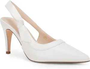 Coutgo Women's Pointed Toe High Heels Slingback Bowknot Formal Pumps Dress Shoes