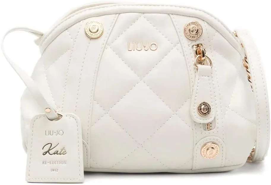 Cream Polyethylene Handbag