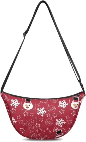 Crescent Cross-body Bags Lightweight and Soft Shoulder Bag Purse Small Dumpling Hobo Bag Fashion Handbags