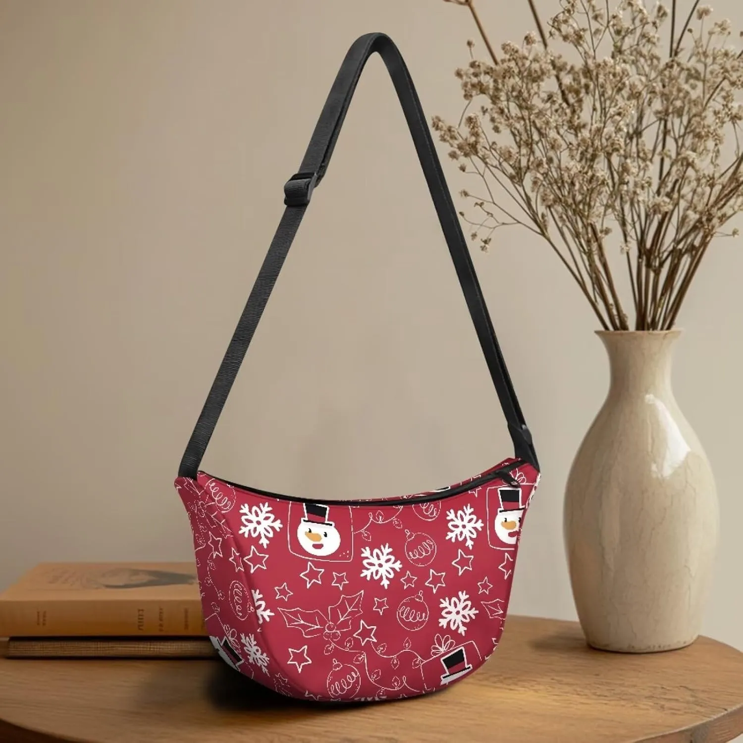 Crescent Cross-body Bags Lightweight and Soft Shoulder Bag Purse Small Dumpling Hobo Bag Fashion Handbags