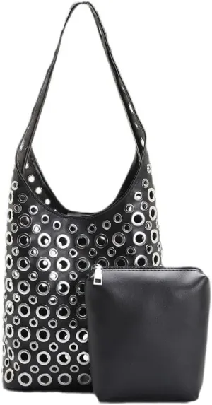 cross-body bag Punk Hollow Rivet Shoulder Bag