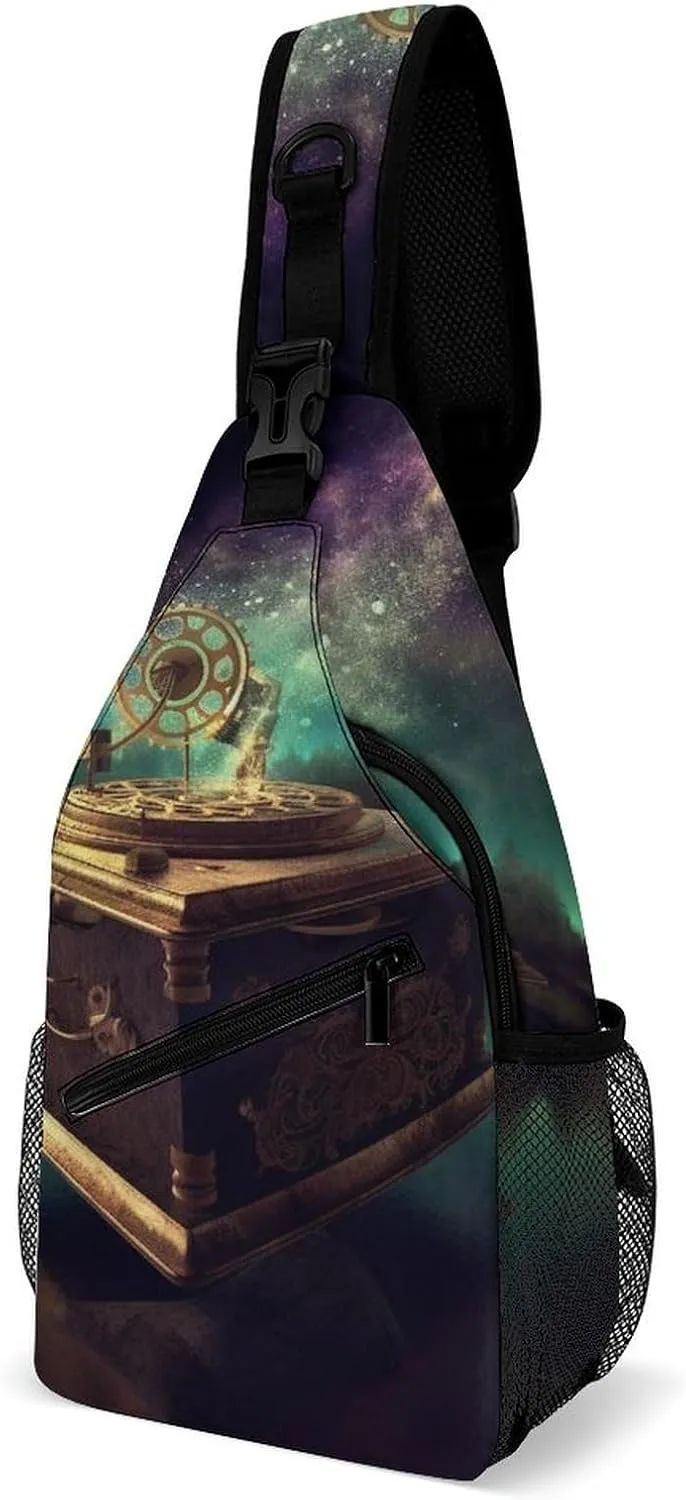 Crossbody Bag for Women Men Chest Bag Flying Dragon Sling Bag Crossbody Shoulder Bag Sling Backpack