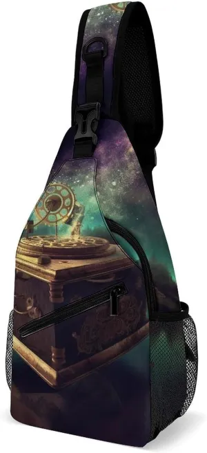 Crossbody Bag for Women Men Chest Bag Flying Dragon Sling Bag Crossbody Shoulder Bag Sling Backpack