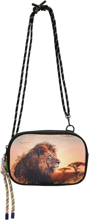 Crossbody Bag Lion Staring Far Phone Purse Small Handbag