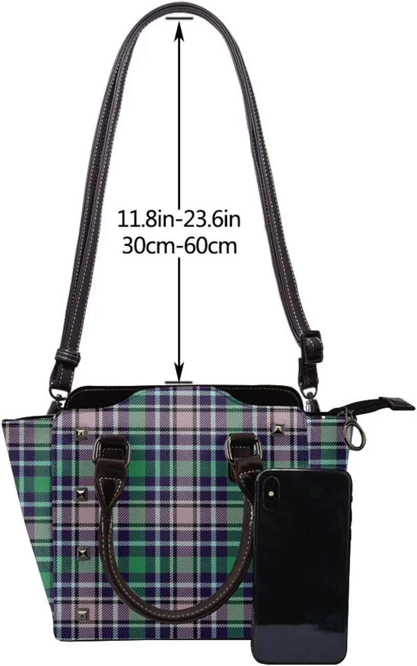 Crossbody Tote Bags for Women Faux Leather Rivet Bag Rivet Shoulder Bag Work Bag
