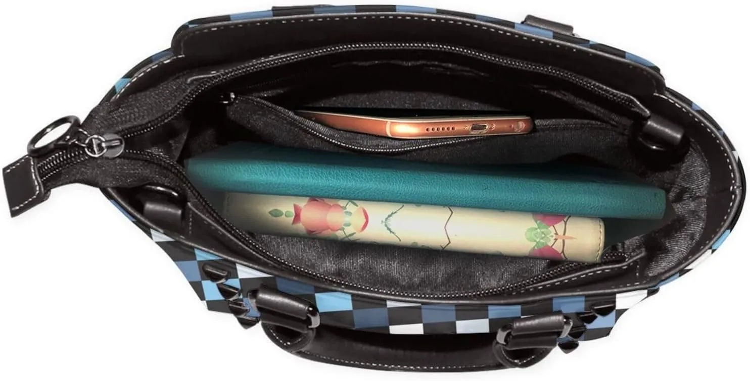 Crossbody Tote Bags for Women Faux Leather Rivet Bag Rivet Shoulder Bag Work Bag