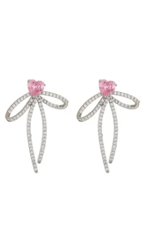 CRYSTAL BOWKNOT EARRINGS