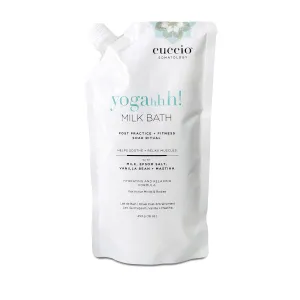 Cuccio Somatology Yogahhh Milk Bath - Restores Moisture to Dry Skin - Draws Out Discomfort from Sore, Swollen Muscles - Removes Excess Sweat from Pores - Exfoliates The Skin - Paraben Free - 16 oz