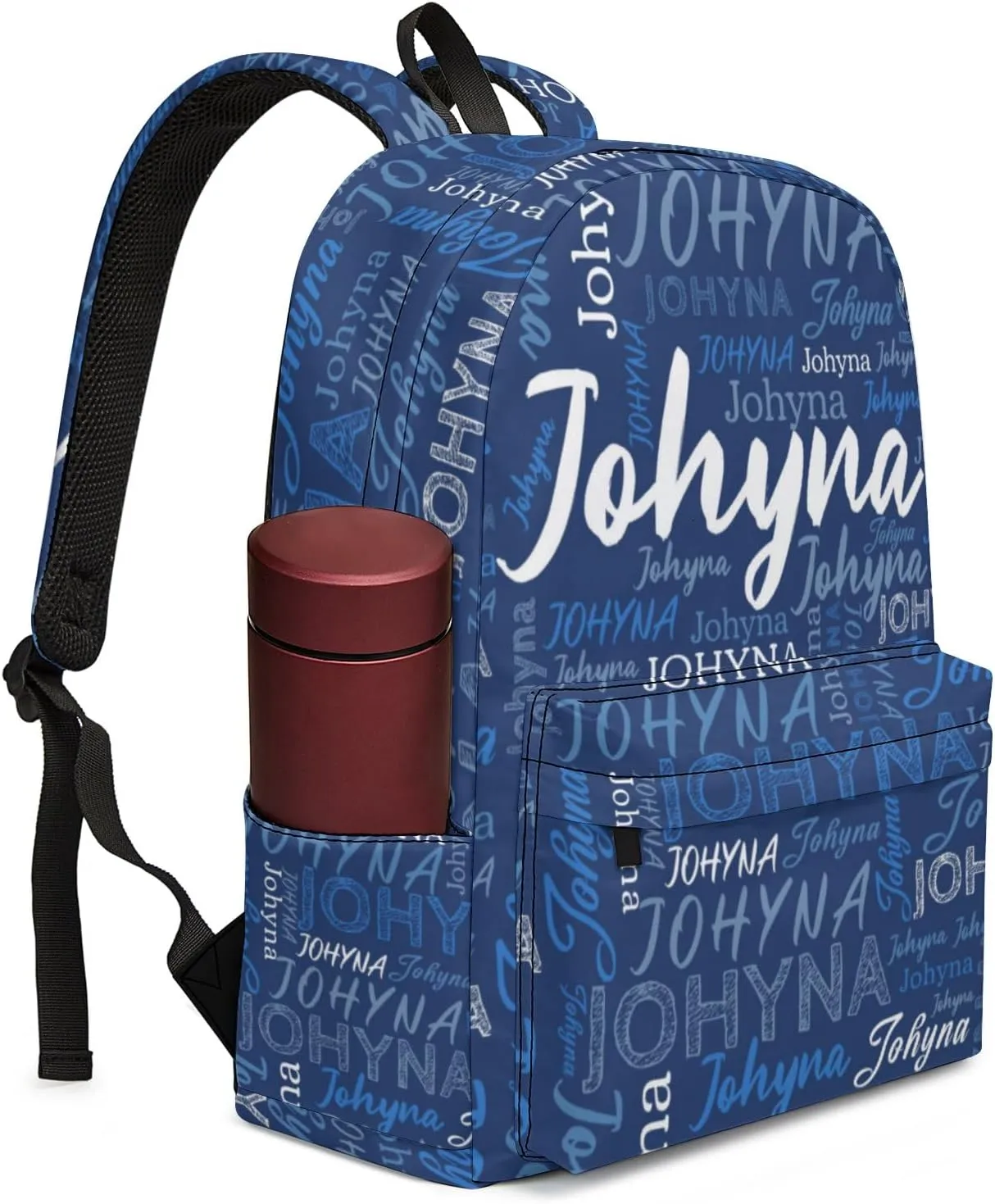 Custom Backpack with Name Personalized Name School Backpack, Customized Bookbag for Boys Girls Kids School Travel Work (Color11)
