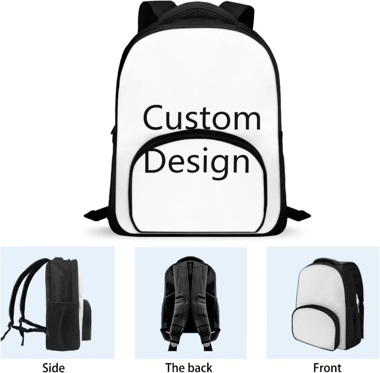 Custom Kids School Backpack Toddler Personalized Your Name Preschool Shoulder Bookbag Customized Kindergarten Elementary School Bag for Small Boys Girls
