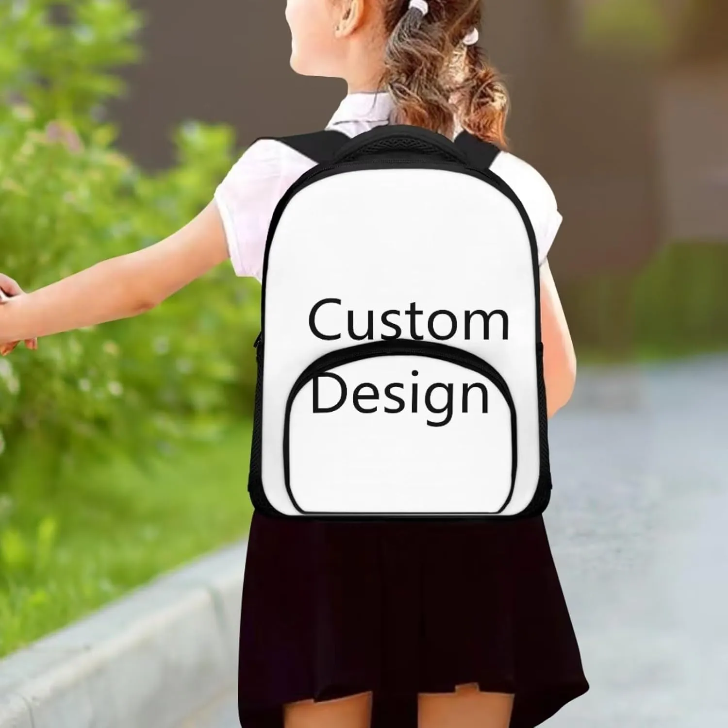 Custom Kids School Backpack Toddler Personalized Your Name Preschool Shoulder Bookbag Customized Kindergarten Elementary School Bag for Small Boys Girls