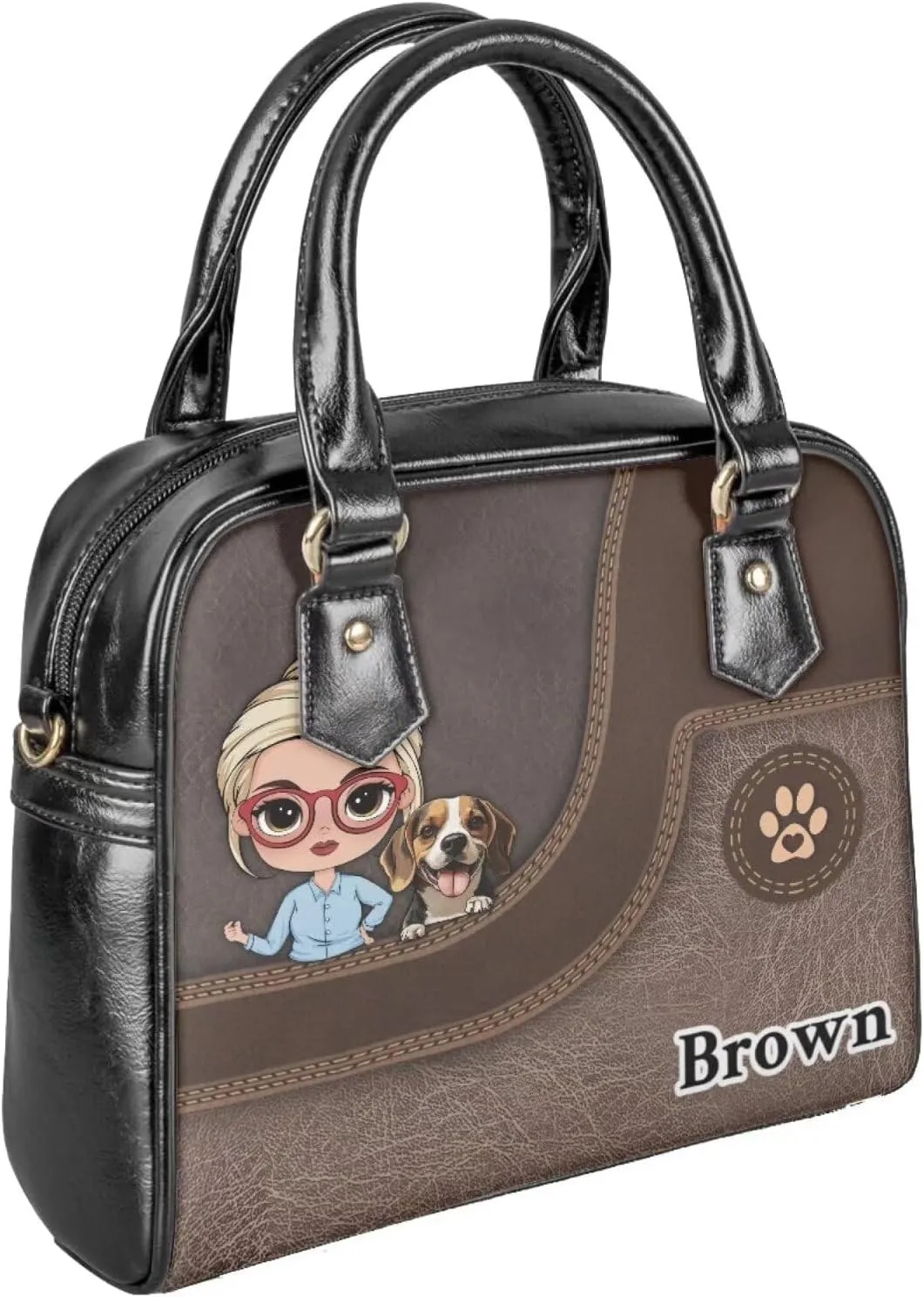 Customized Satchel Purses and Handbags Personalized Name Purse Tote Bag Womens Satchel Handbag