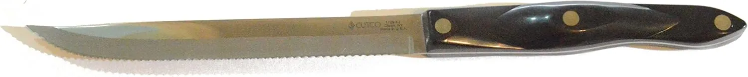 CUTCO Model 1729 Petite Carver...........6¾” Double-D® serrated blade; 5½” Classic Brown ("Black") Handle............in factory-sealed plastic bag