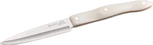 CUTCO Model 2120 White (Pearl) 4” Paring Knife with High Carbon Stainless Straight Edge blade and 5.5” handle