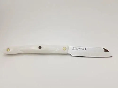 CUTCO Model 3720 White (Pearl) Santoku Paring Knife with High Carbon Stainless 3" blade and 5" handle in factory-sealed plastic bag.