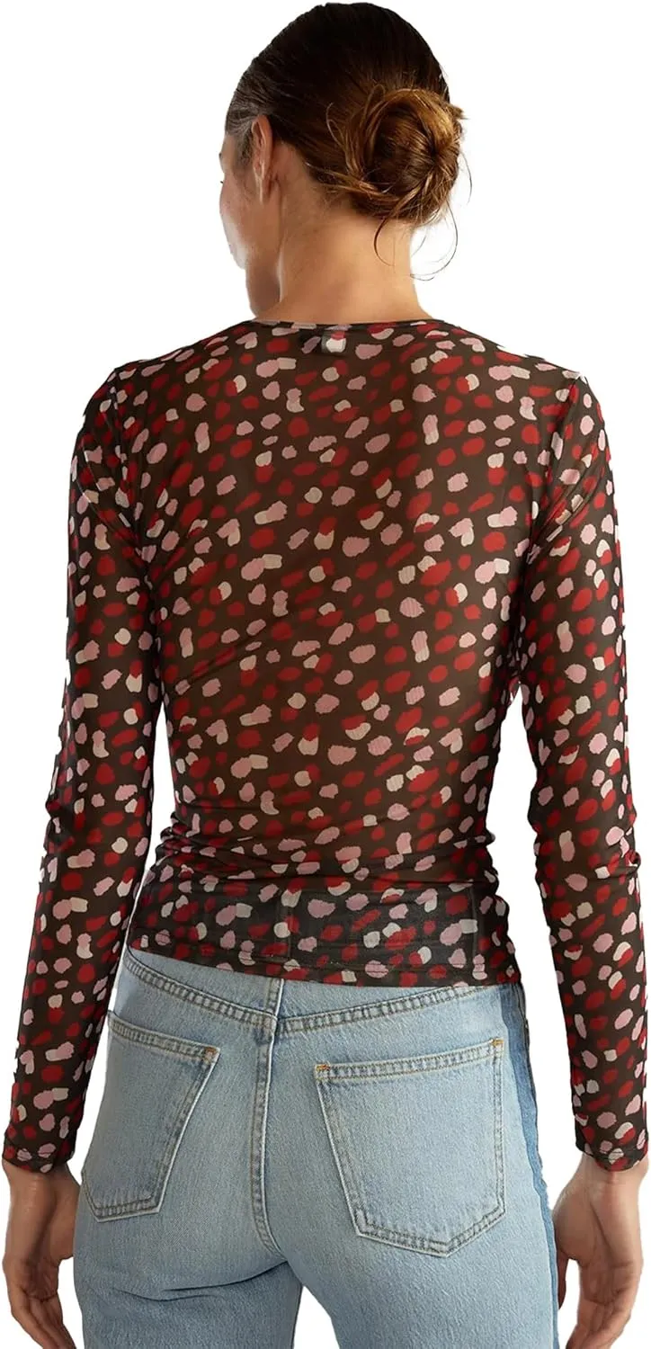 Cynthia Rowley Modern Mesh Top