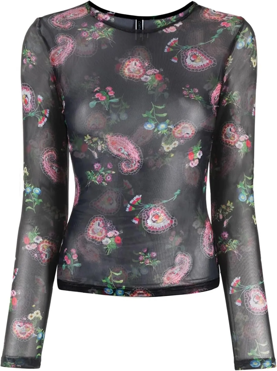 Cynthia Rowley Modern Mesh Top