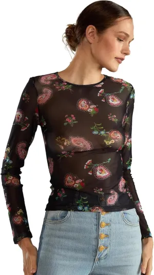 Cynthia Rowley Modern Mesh Top
