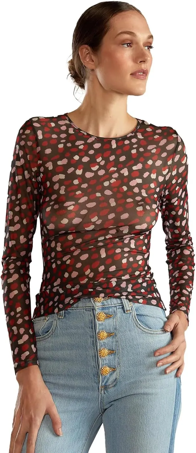 Cynthia Rowley Modern Mesh Top