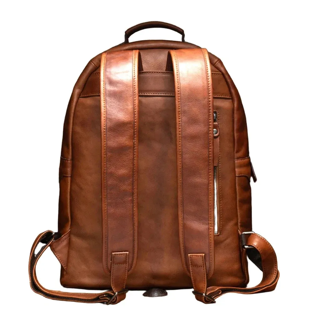 Daily Leather Laptop Backpack