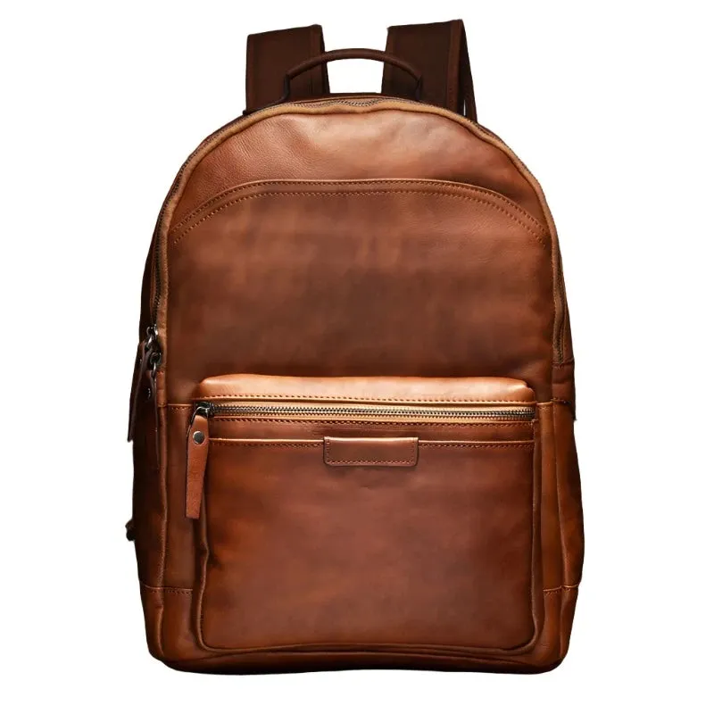Daily Leather Laptop Backpack