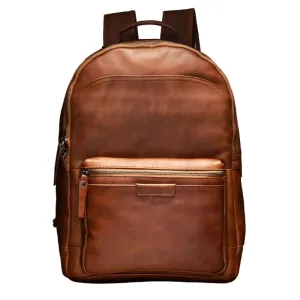 Daily Leather Laptop Backpack