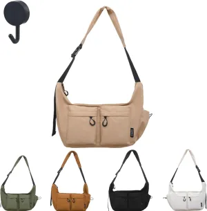 Dallaswind Large Capacity Messenger Canvas Bag, Dallaswind Large Crossbody Bag Shoulder Purse, Vintage Canvas Satchel