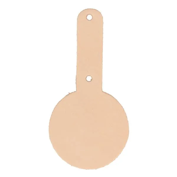 Découpe MÉDAILLE pour porte clés en cuir à riveter