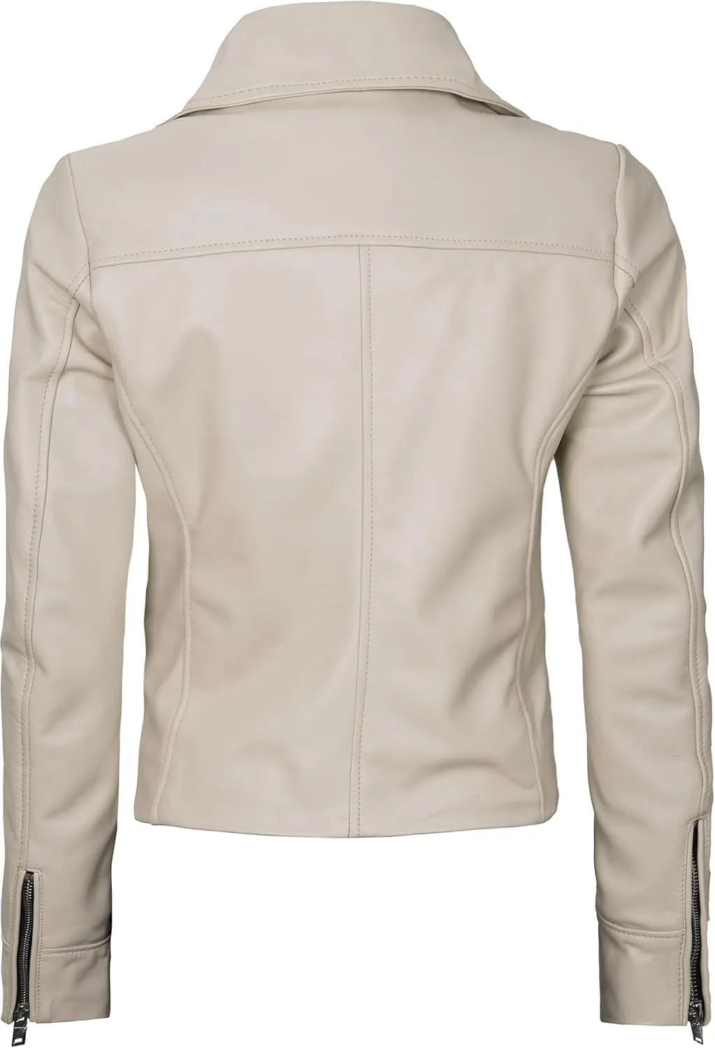 Decrum Asymmetrical Real Leather Jacket Women – Trendy Fashion Lambskin Womens Leather Jacket