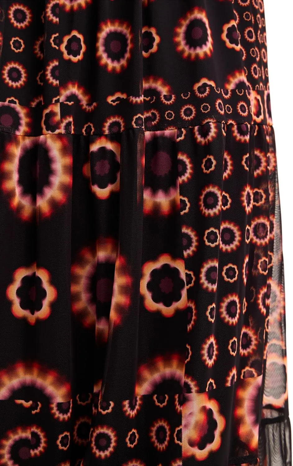 Desigual Women's Geometric Combination Midi Dress