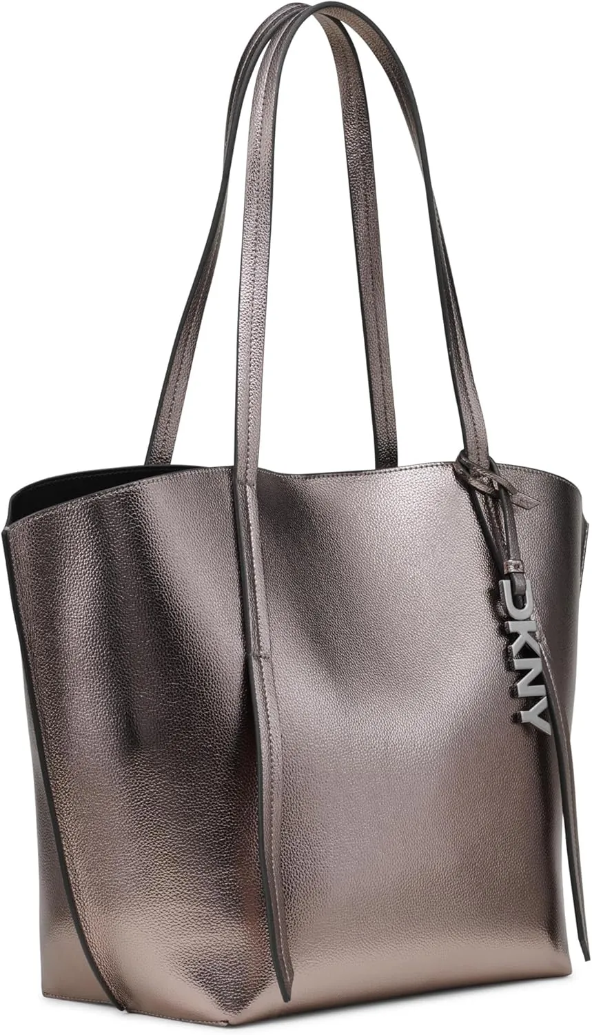 DKNY Lyda Medium Tote Bag with Logo Charm
