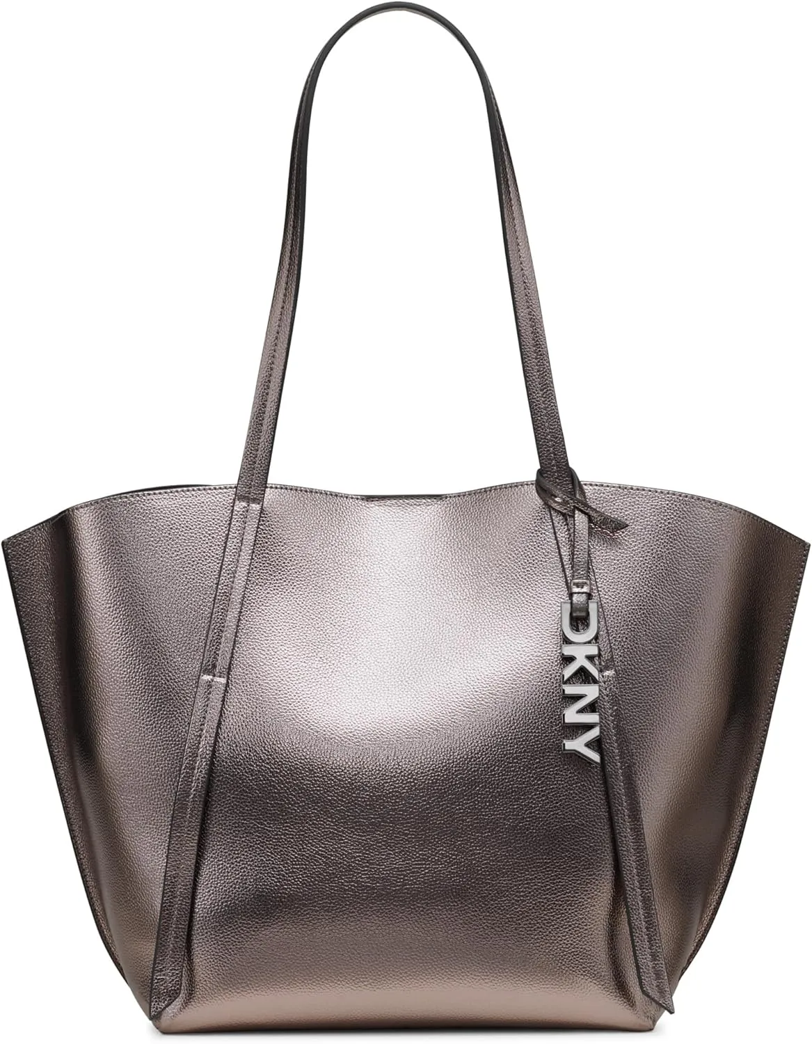 DKNY Lyda Medium Tote Bag with Logo Charm