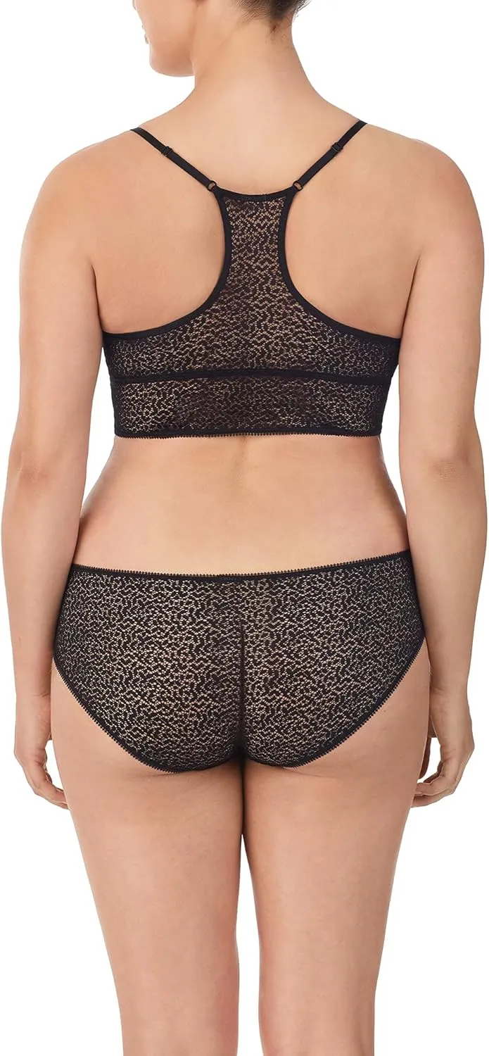 DKNY Womens Modern Lace Longline Bralette Bra