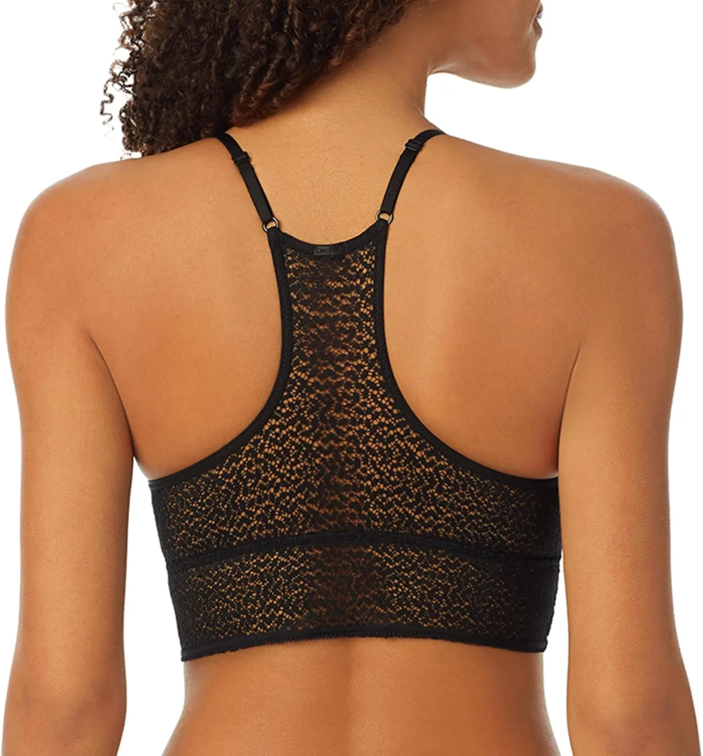 DKNY Womens Modern Lace Longline Bralette Bra