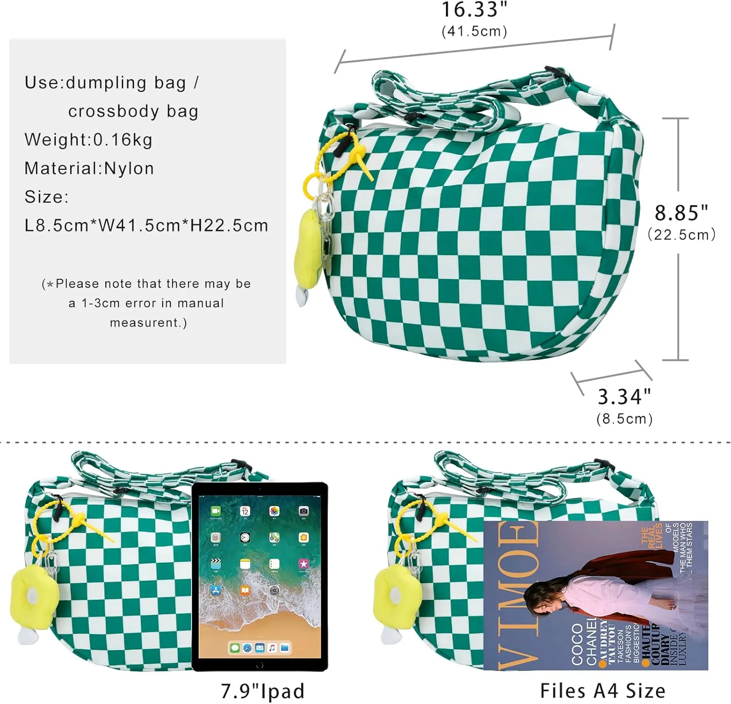 DOB SECHS Crossbody Purse Small Messenger Bags for Women Shoulder Bag…