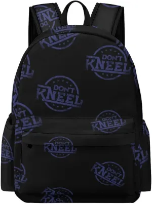 Don't Kneel Backpack for Mens Womens Shoulder Backpacks Travel Bag Laptop 16.5x11.8x5.9in