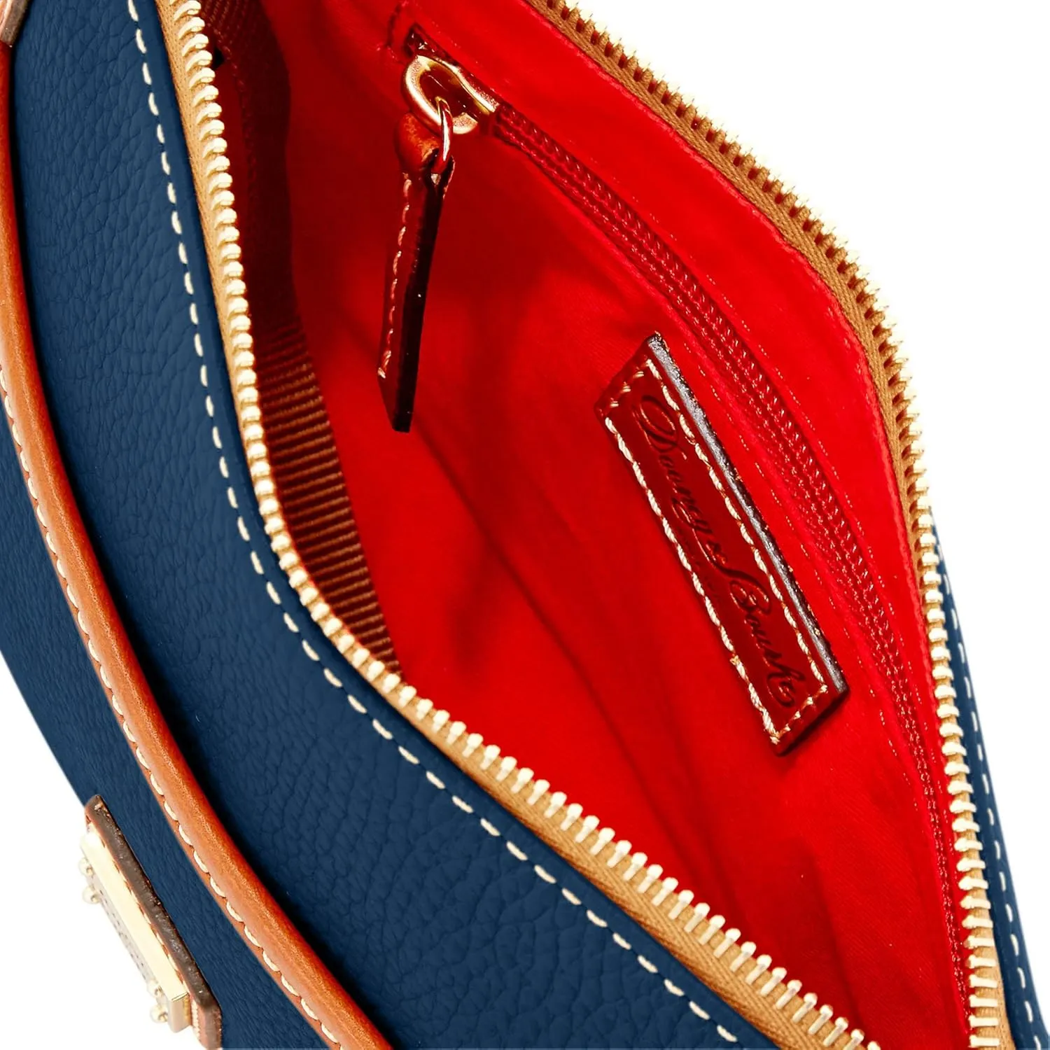 Dooney & Bourke Handbag, Pebble Grain Ginger Crossbody
