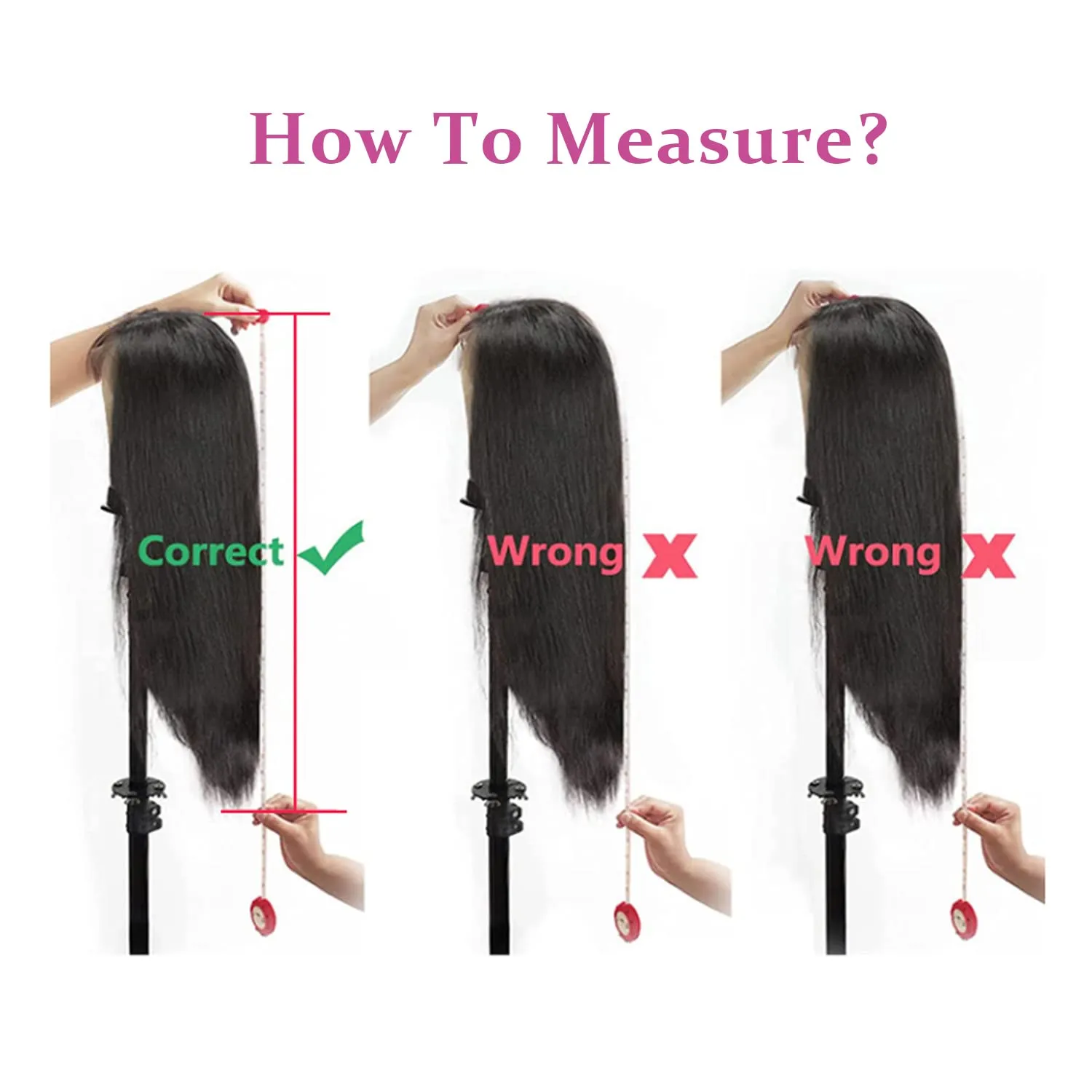 DULOVE Lace Front Wigs Human Hair 13x4, Raw Human Hair, 200 Density Glueless Straight Wigs for Women, All Day Comfort Pre Plucked with Baby Hair, Natural Color, 24 Inch