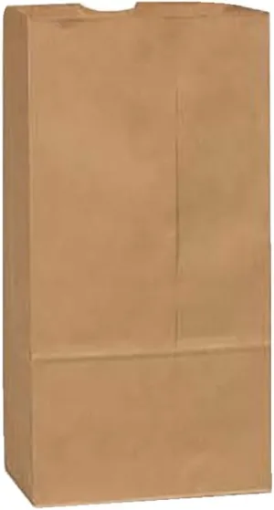 Duro 80982 12 lb. Kraft Paper Grocery Bag - 500 / CS